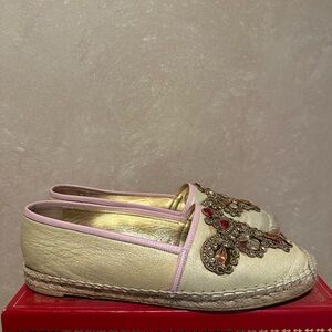 Jeweled Espadrille Flats
Rene Caovilla can also fit a 9.5/10